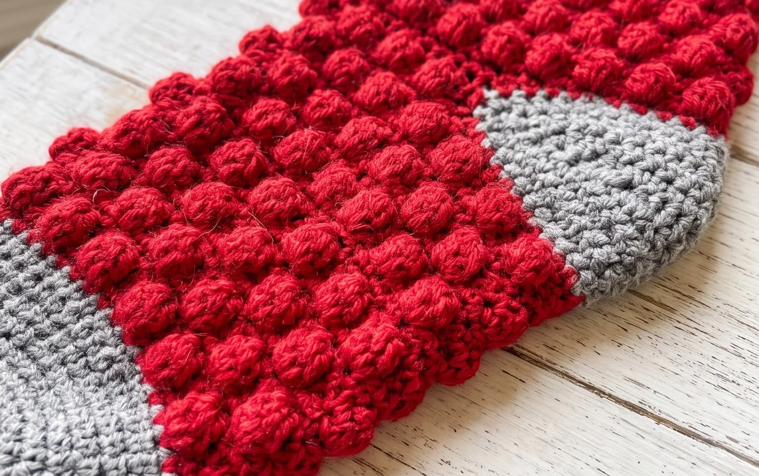 Bobble Crochet Stocking Pattern