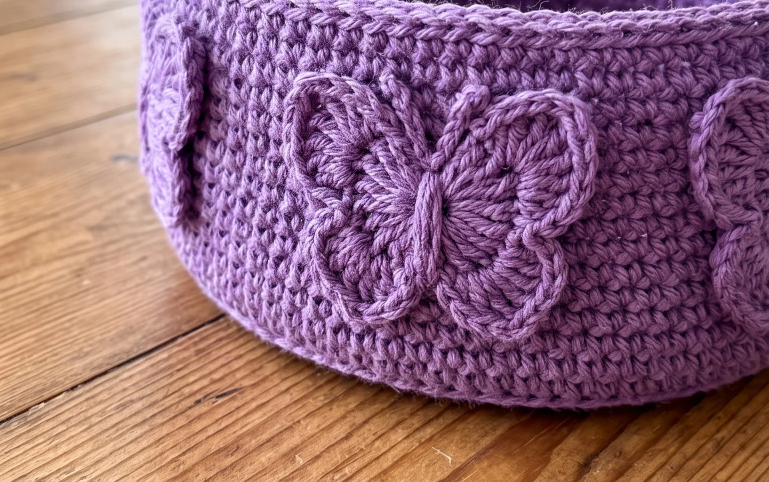 Crochet Butterfly Basket: A Gorgeous Handmade Masterpiece