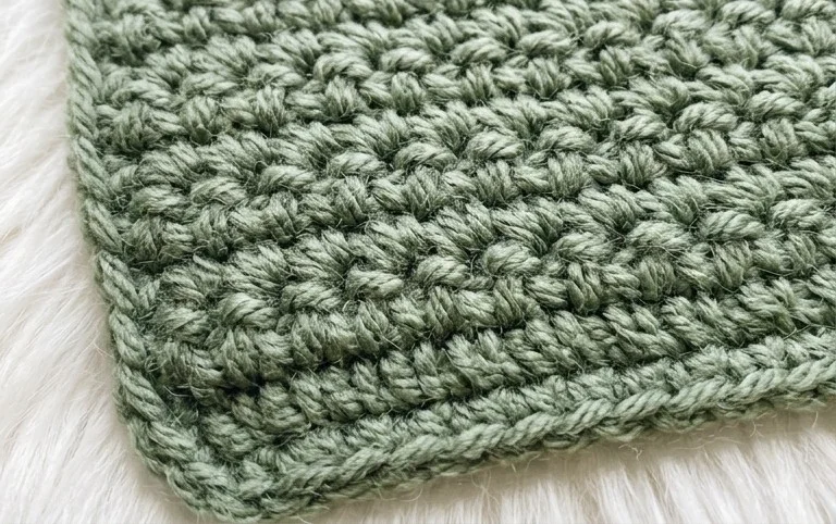Moss Stitch Crochet Tutorial (With Tips!)