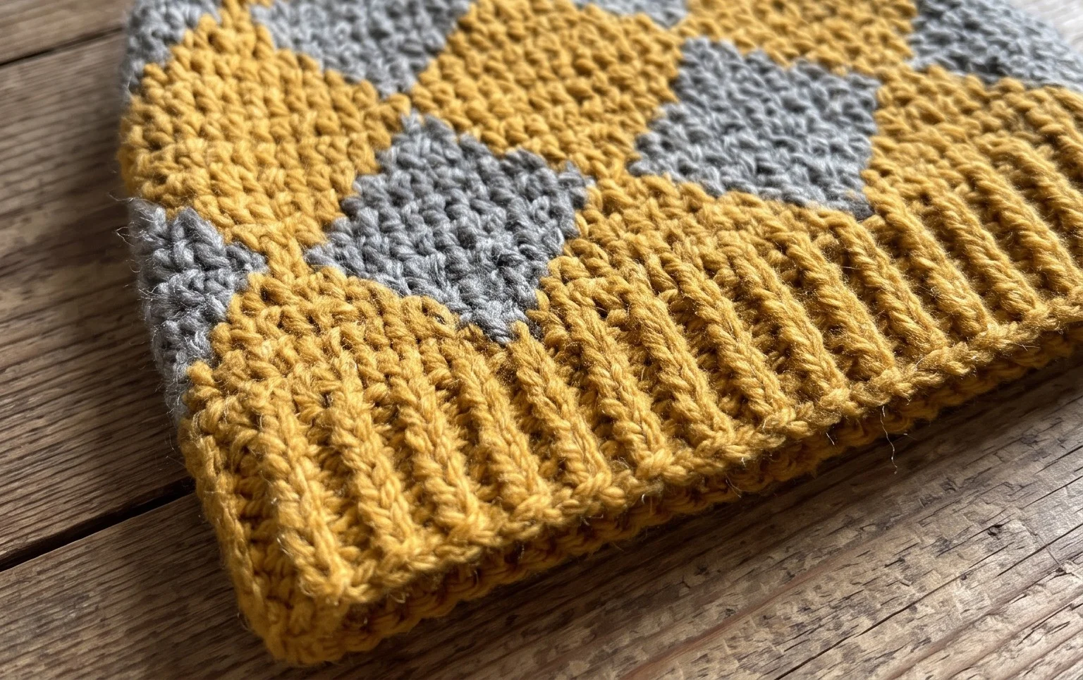 Argyle Beanie Free Crochet Patterns