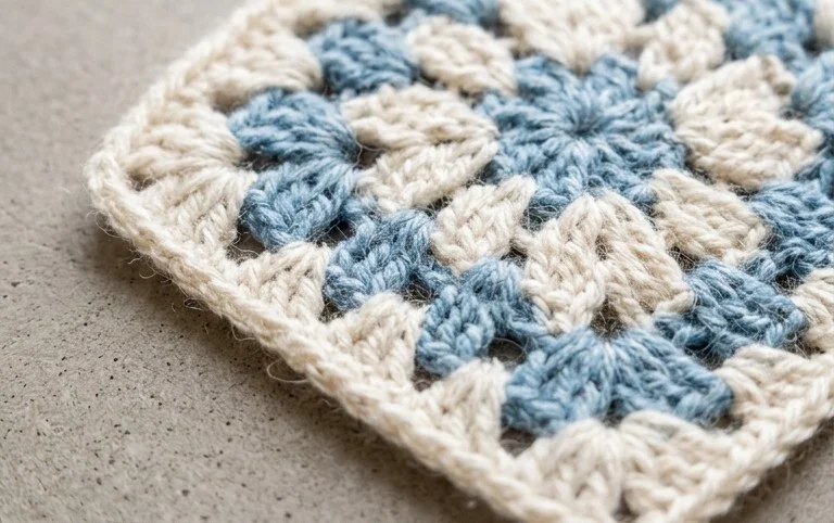 Free Crochet Snowflake Granny Square Pattern & Video Tutorial - Crochet Bits
