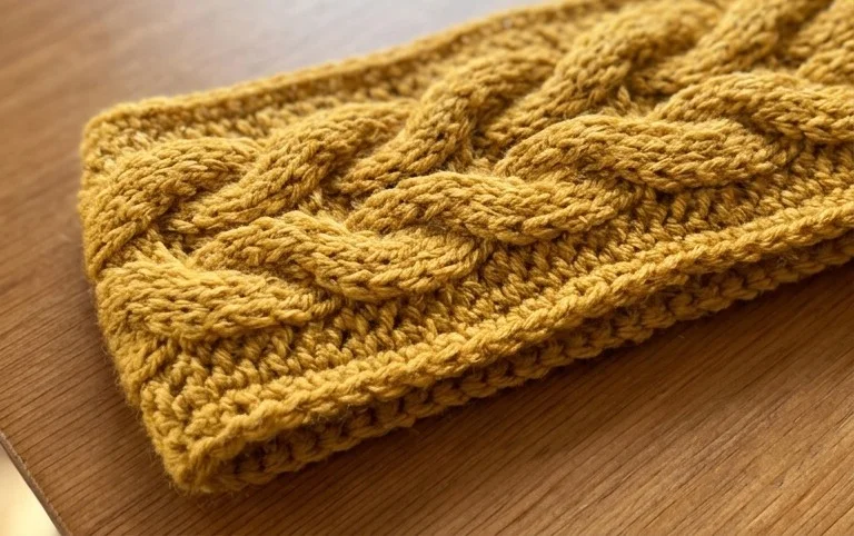 Crochet Easy Cable Headband You Will Love