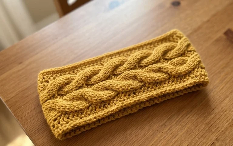 Easy Cable Headband Crochet Pattern: Free Step-by-Step