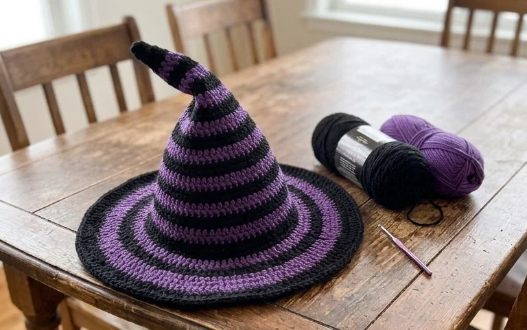 12 Free Witch Hat Crochet Patterns: Easy Step-by-Step